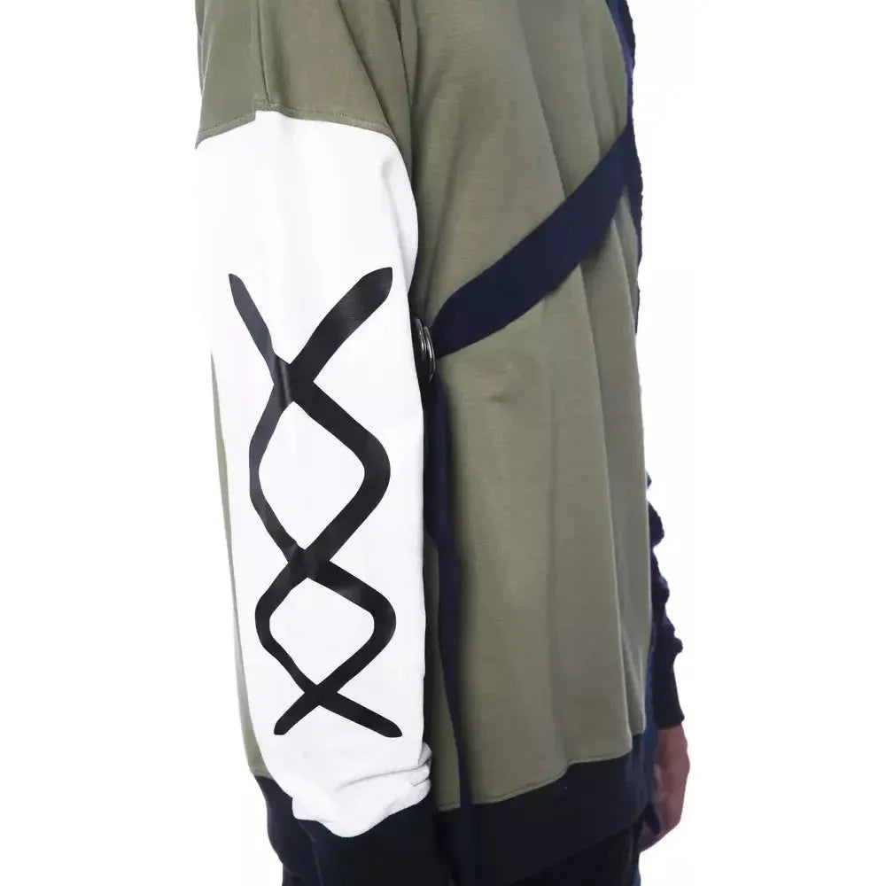 Nicolo Tonetto Army Cotton Men Sweater