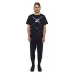 Nicolo Tonetto Black Cotton Men T-Shirt NI-12949-XL