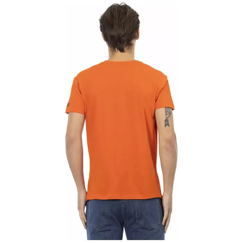 Trussardi Action Orange Cotton T-Shirt