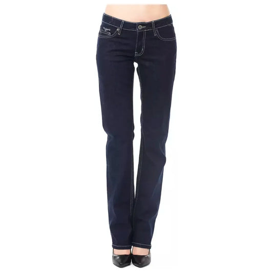 Ungaro Fever Blue Cotton Women Jeans UN-8225-W28