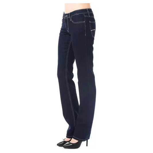 Ungaro Fever Blue Cotton Women Jeans UN-8225-W28