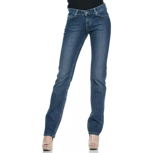 Ungaro Fever Blue Cotton Women Jeans UN-8219-W28