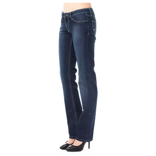 Ungaro Fever Blue Cotton Women Jeans UN-8224-W28
