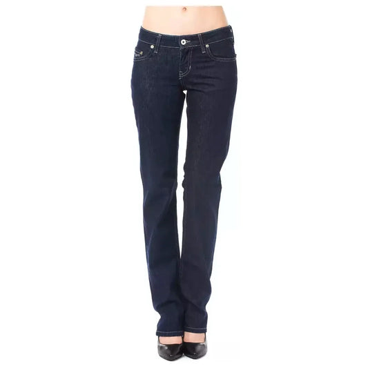 Ungaro Fever Blue Cotton Women Jeans UN-8220-W28