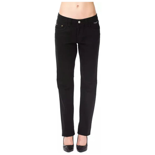 Ungaro Fever Black Cotton Women Pant UN-8199-W32