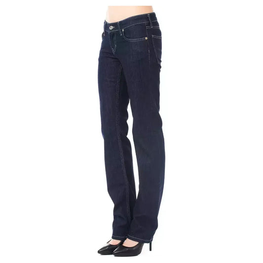 Ungaro Fever Blue Cotton Women Jeans UN-8220-W28