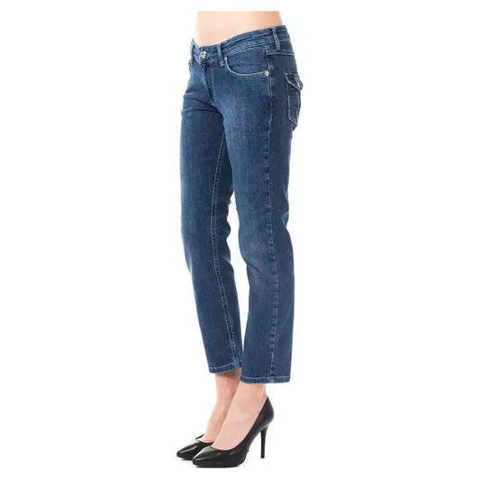 Ungaro Fever Light Blue Cotton Women Jeans UN-8223-W30