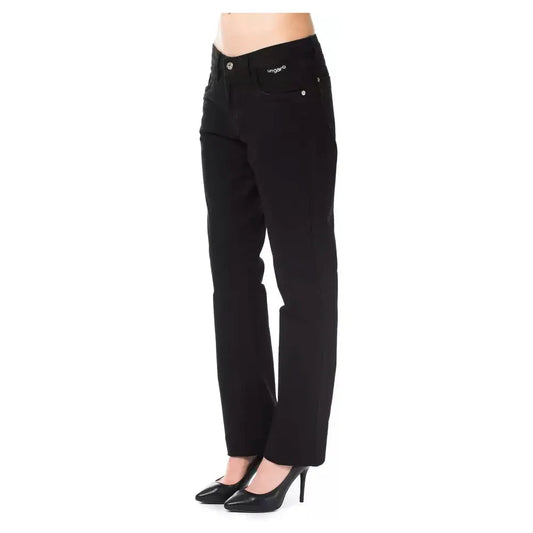 Ungaro Fever Black Cotton Women Pant UN-8199-W32