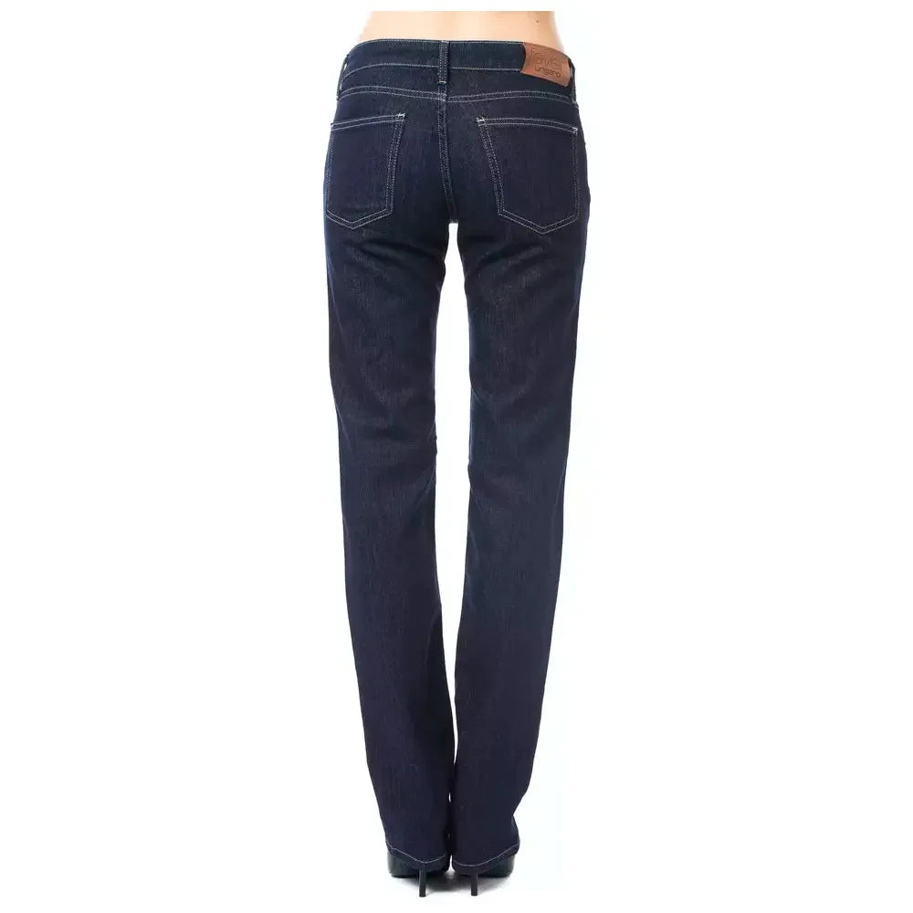 Ungaro Fever Blue Cotton Women Jeans UN-8220-W28