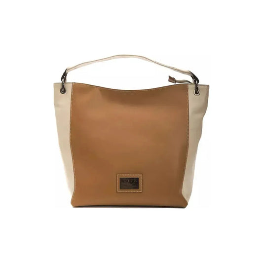 Pompei Donatella Brown Leather Women Shoulder Bag PO-5832