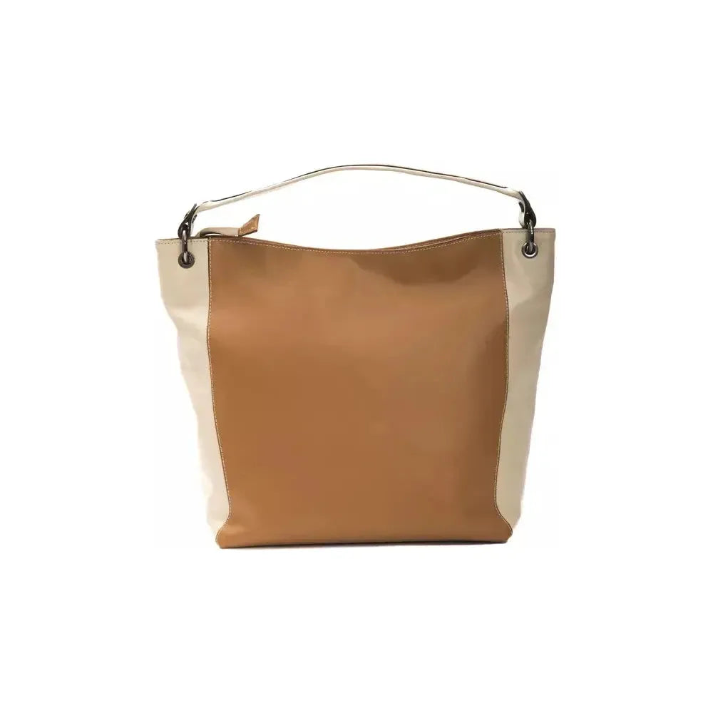 Pompei Donatella Brown Leather Women Shoulder Bag