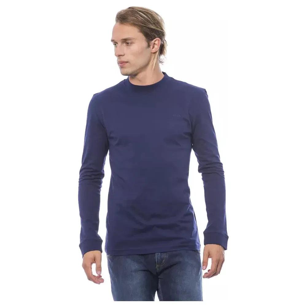 Verri Blue Cotton Men Sweater