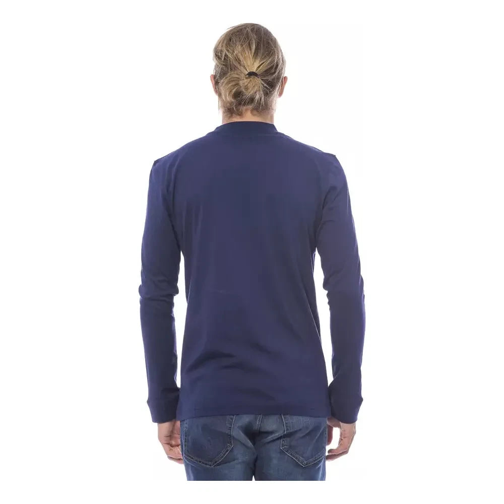 Verri Blue Cotton Men Sweater