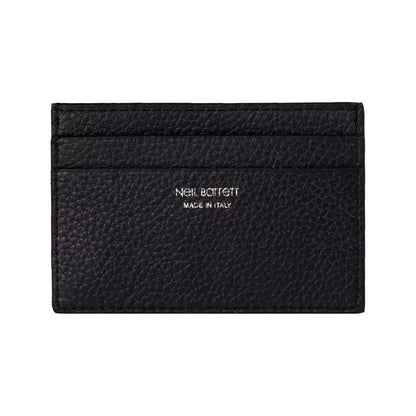 Neil Barrett Black Leather Men's Wallet