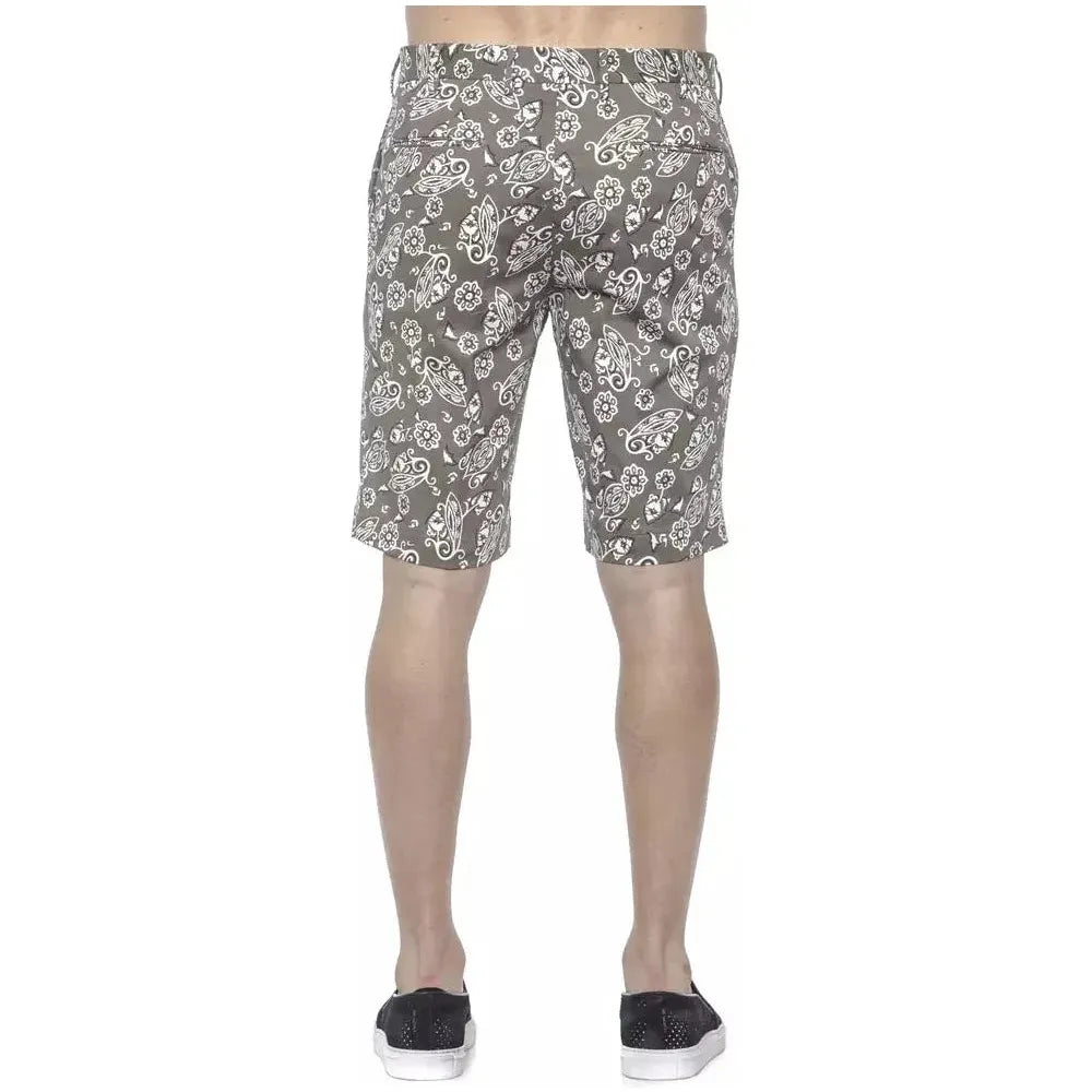 PT Torino Green Cotton Short