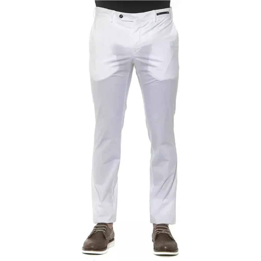 PT Torino White Cotton Pant