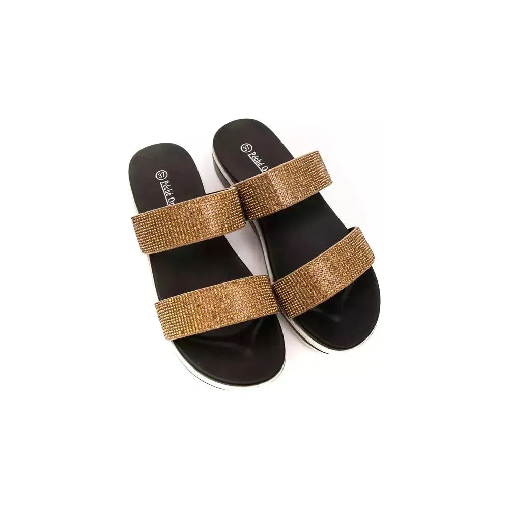 Péché Originel Beige Textile Sandal