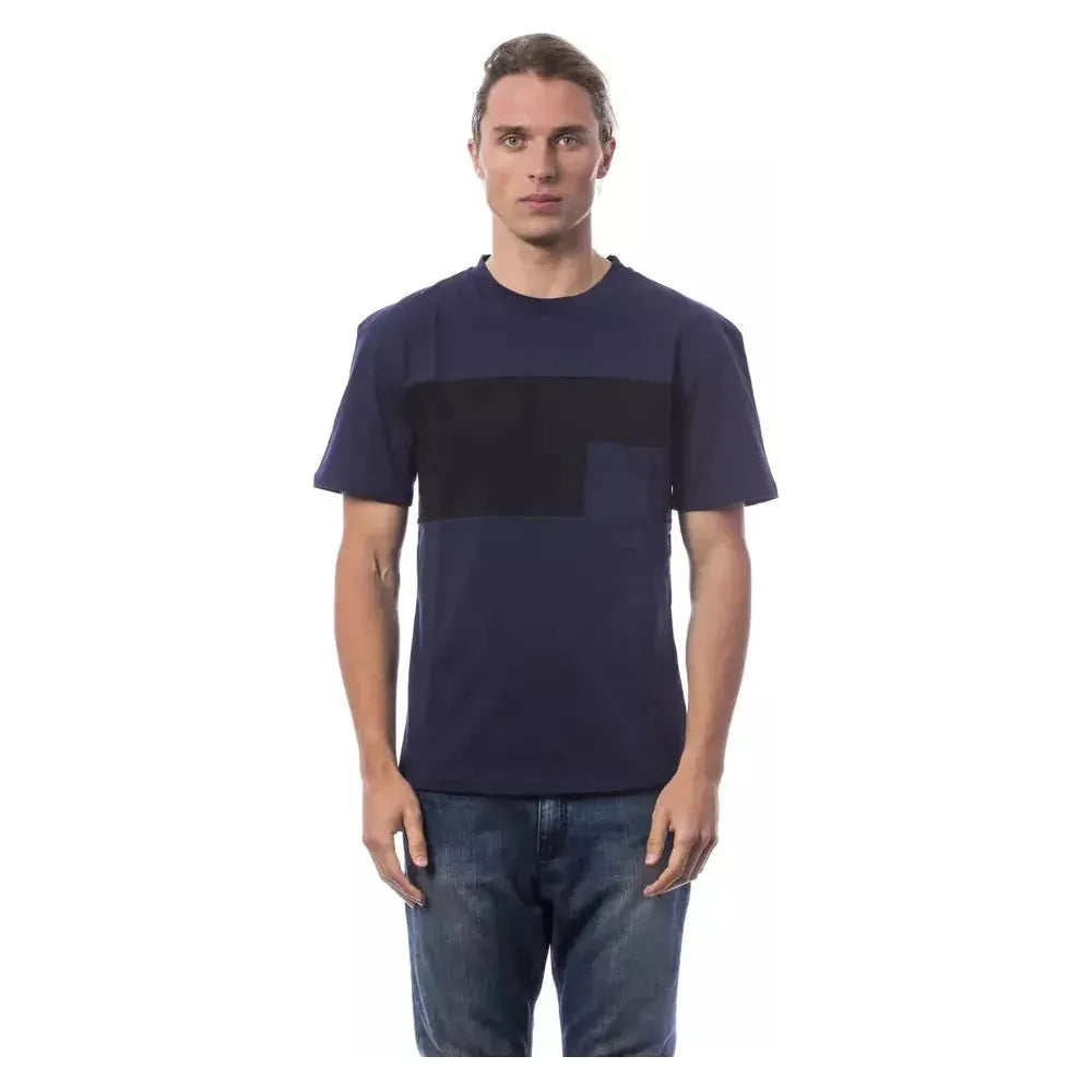 Verri Blue Cotton T-Shirt