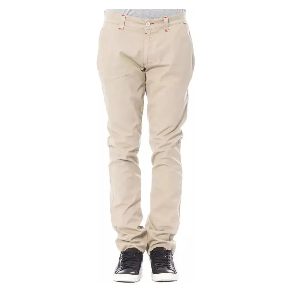 Verri Beige Cotton Pant