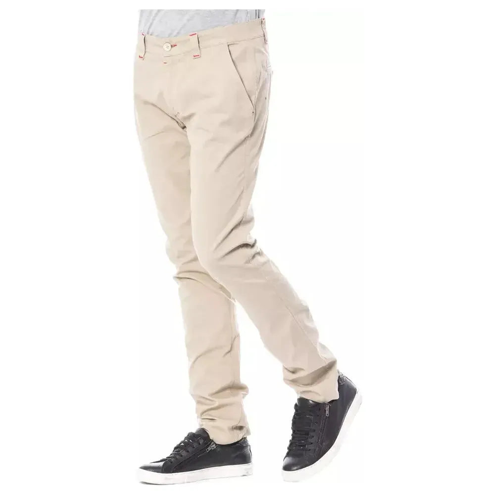 Verri Beige Cotton Pant