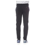 Verri Blue Viscose Men Pant Jeans & Pants Verri Dark Slate Gray