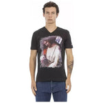 Trussardi Action Black Cotton Men T-Shirt TR-22846-S