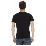 Trussardi Action Black Cotton Men T-Shirt TR-22836-S