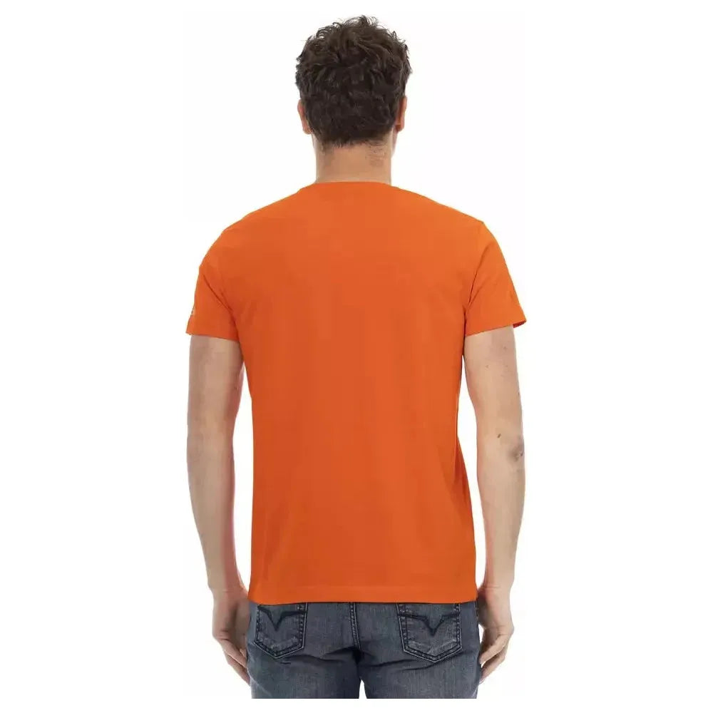 Trussardi Action Orange Cotton T-Shirt