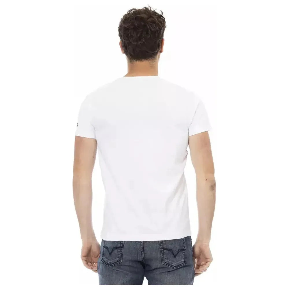 Trussardi Action White Cotton T-Shirt
