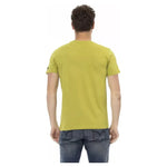 Trussardi Action Green Cotton Men T-Shirt TR-22803-S