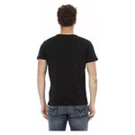 Trussardi Action Black Cotton Men T-Shirt TR-22795-M