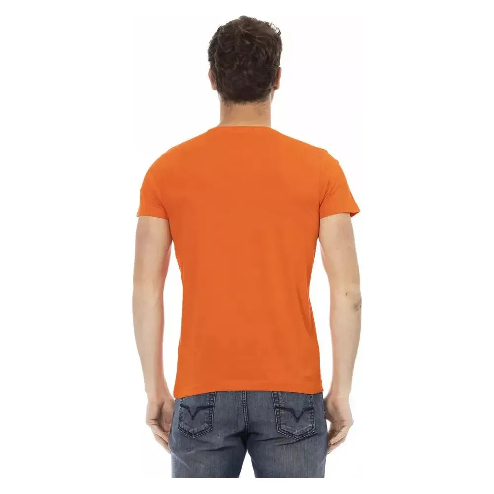 Trussardi Action Orange Cotton T-Shirt