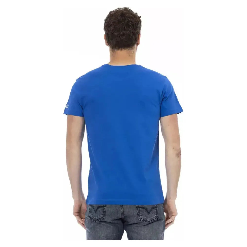 Trussardi Action Blue Cotton Men's T-Shirt