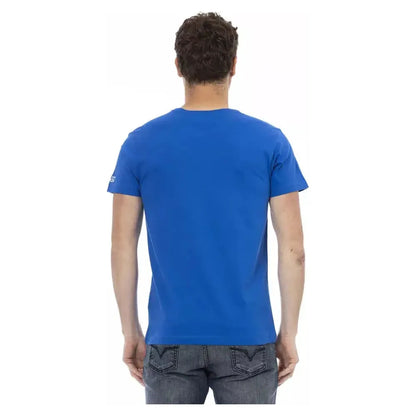Trussardi Action Blue Cotton Men's T-Shirt
