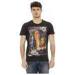 Trussardi Action Black Cotton Men T-Shirt TR-22745-S