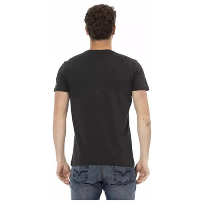 Trussardi Action Black Cotton Men's T-Shirt