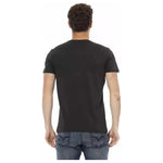 Trussardi Action Black Cotton Men T-Shirt TR-22745-S