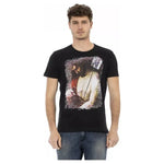 Trussardi Action Black Cotton Men T-Shirt TR-22740-S