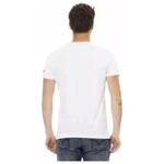 Trussardi Action White Cotton Men T-Shirt TR-22739-S