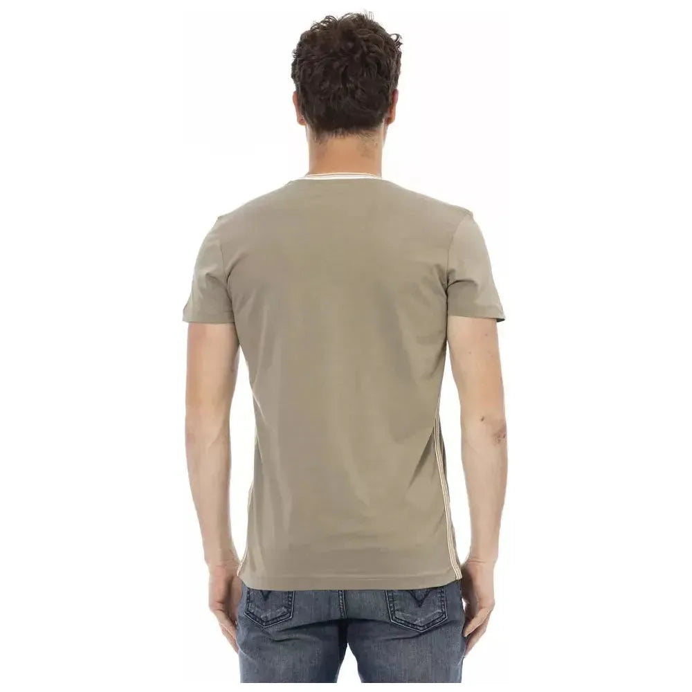 Trussardi Action Green Cotton T-Shirt