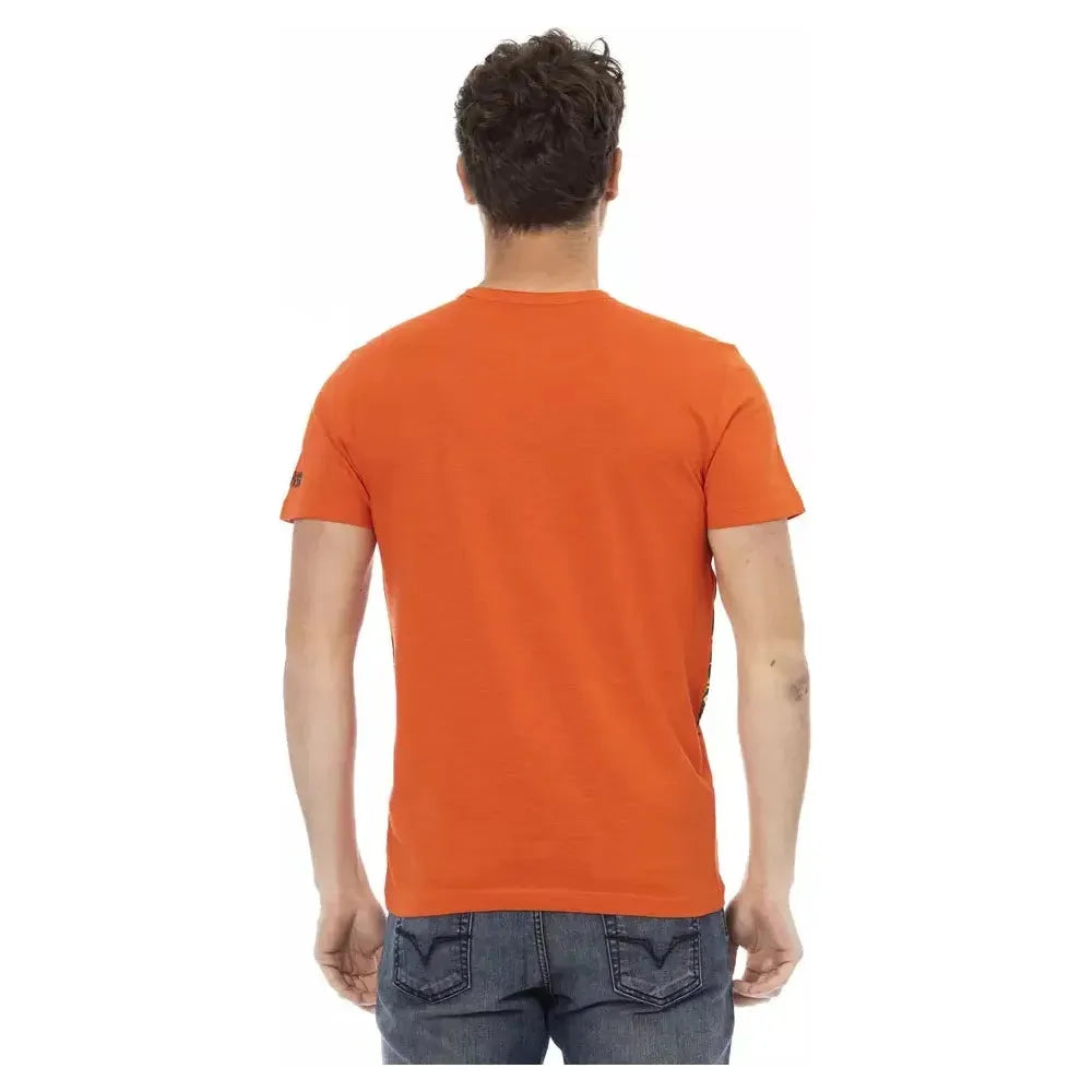 Trussardi Action Orange Cotton T-Shirt