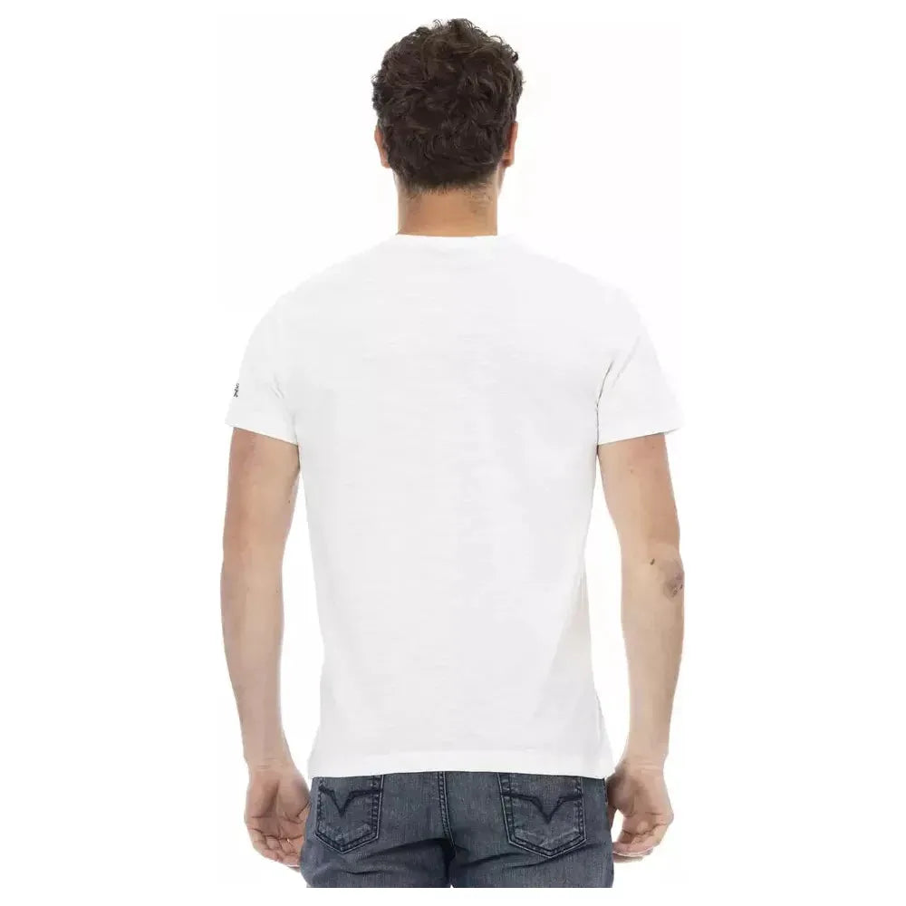 Trussardi Action White Cotton T-Shirt
