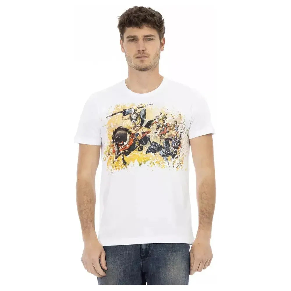 Trussardi Action White Cotton T-Shirt