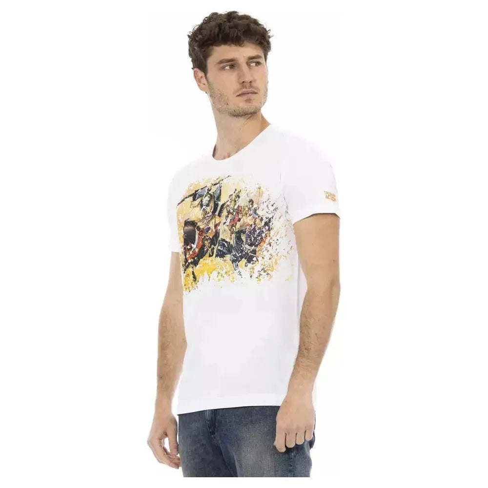 Trussardi Action White Cotton T-Shirt