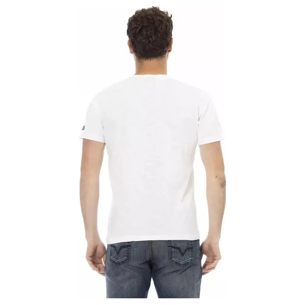 Trussardi Action White Cotton Men's T-Shirt