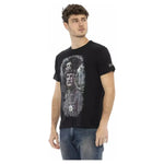 Trussardi Action Black Cotton Men T-Shirt TR-22691-M