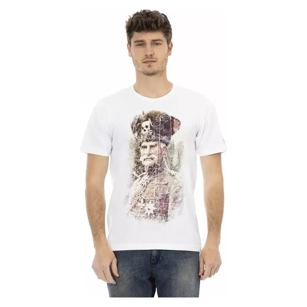 Trussardi Action White Cotton T-Shirt