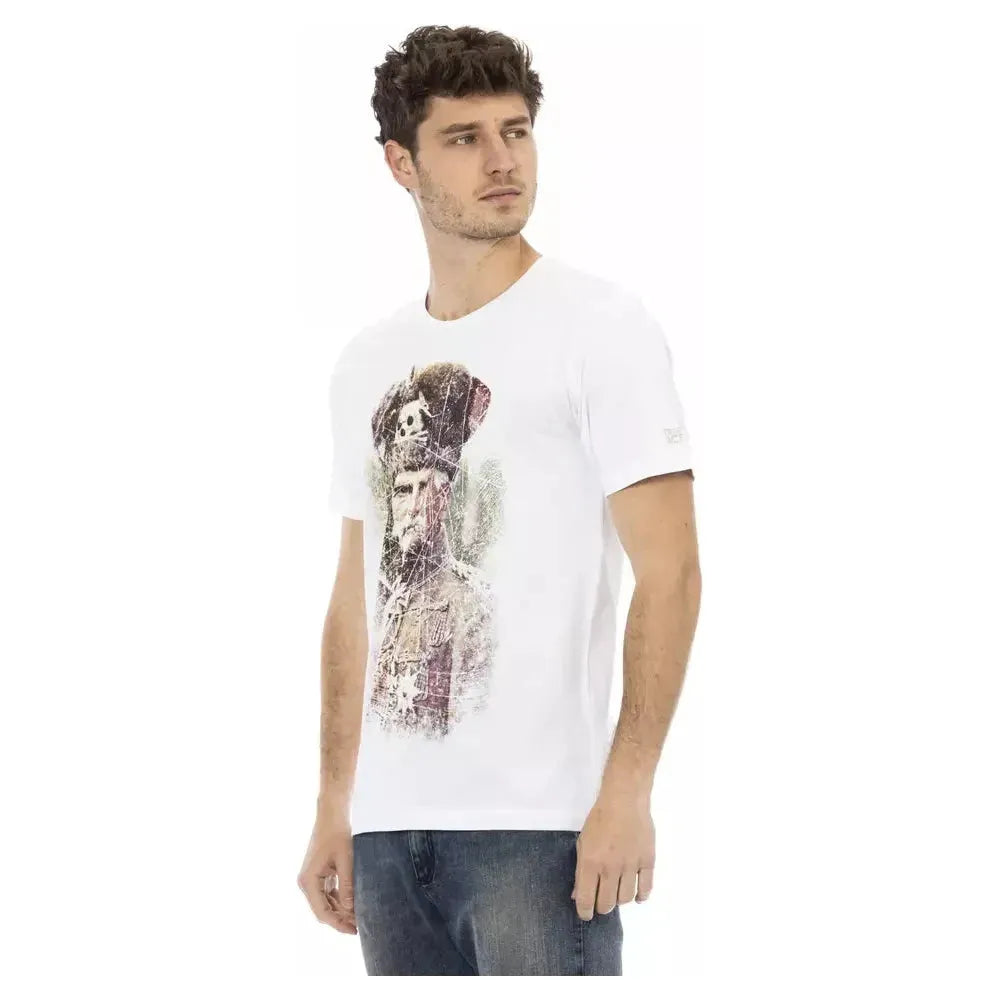 Trussardi Action White Cotton T-Shirt