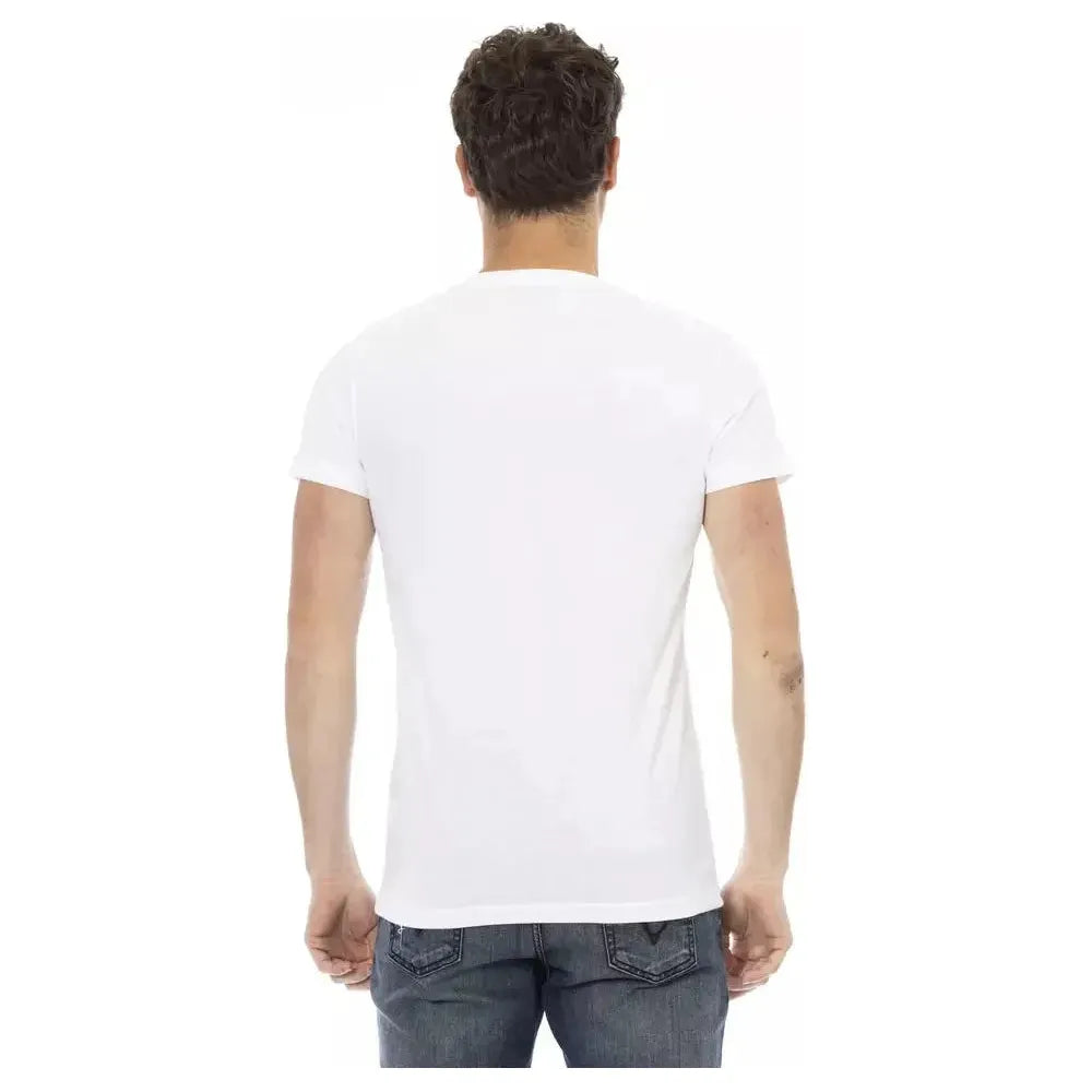 Trussardi Action White Cotton T-Shirt
