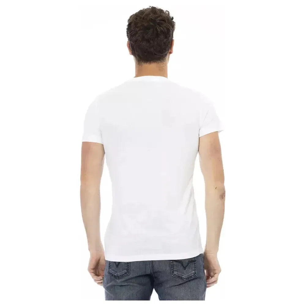 Trussardi Action White Cotton T-Shirt